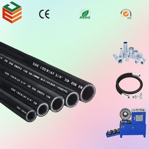 Heavy Duty Wire Braided Hydraulic Hose Quarter Inch Through Two Inch