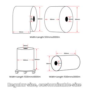 Jumbo Roll Matt / Semi- Glossy Paper Sticker Labels