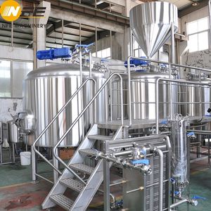 Sanitary Materials Food Grade SUS304 316L Customized Malt Drink Beer Brewing Equipment