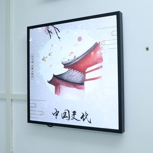 Shopping Mall Subway Android WiFi Ads Player Square LCD Display Advertising Screen Square Digital Signage and 4K LCD Display