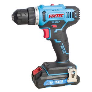 Fixtec Power Tools Drill Keyless Chuck 32n. M 20V 2X1500mAh Li-ion Battery Impact Electric Tools Cordless Drill with Accessories