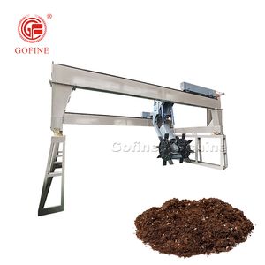 Double Wheel Organic Fertilizer Equipment Poultry Manure Fertilizer Compost Making Machinery