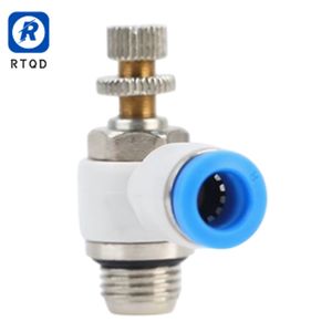 SL /Nse/Scseries Air Control Copper Materil G Thread O Ring One Way Quickly Speed Control Regulator Throttla Valve Hand Valve Pneumatic Fitting