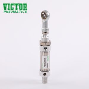 Parker Stainless Steel Air Cylinder, Round Body, Double Acting, Pivot & Nose Mount with Pin