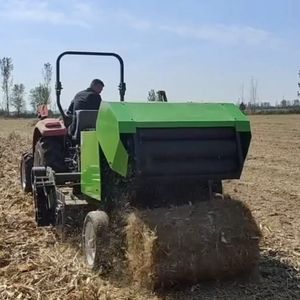 Hot-Selling Round Baler Hay Baler for Sale Farm Use Hay Bale Making Machine