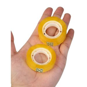 Customized Logo Clear BOPP Small Adhesive Packing Transparent School Stationery Tape