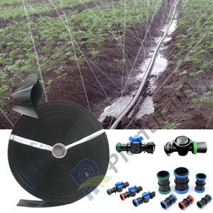 Agriculture Plastic Irrigation Rain Spray Hose Double Wings Hose Rain Pipe
