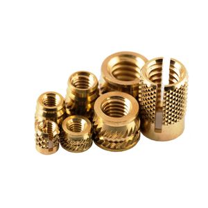 CNC Machining Brass Knurling Inserts Nut Blind Threaded Inserts for Wood Automobile Plastic Molding at Very Cheap Price