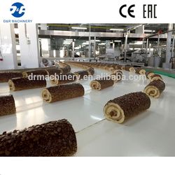 Best Cake Production Line Commercial Cotton Candy Swiss Roll Machine