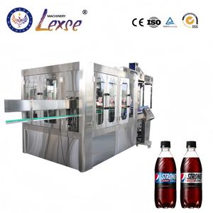Full Automatic Pure Mineral Water Fruit Juice Carbonated Soft Drink Processing Bottling Machine Palistic Bottle Washing Filling Capping Packaging Machine