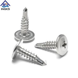 Stainless Steel 304 Phillips Truss Wafer Head Self Drilling Screws for Sheet Metal