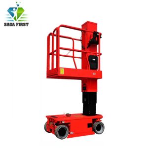 6m Hydraulic Telescopic Mast Electric Aerial Lift Vertical Lifts Elevator