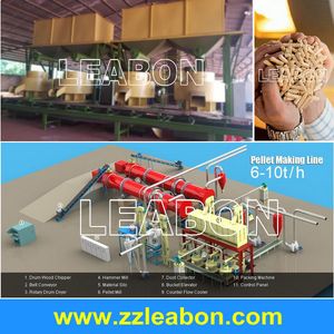 1t/H Biomass Pellet Machine Sawdust Wood Pellet Mill