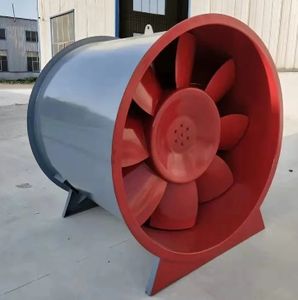 3kw 5.5kw 11kw 15kw 30kw Galvanized Anti-Corrosion Axial Flow Fan Galvanized High-Temperature Resistant Axial Flow Fan