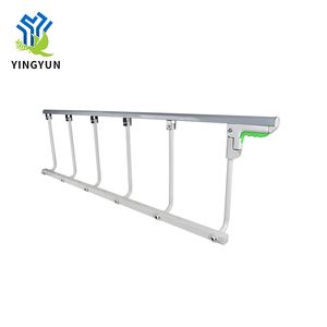 Medical Furniture Adjustable Hospital Elderly Safety Bed Railing 6 Bar Curved Guard Rails