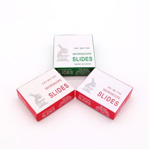 Tempering Glass/ Quartz Glass/ Super White Glass/ Borosilicate Glass Laboratory Disposable Biology Microscope Slide with CE/ISO