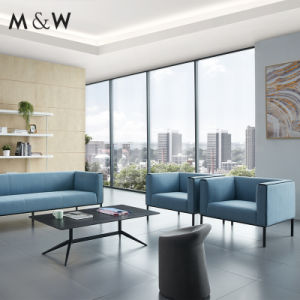 M&W Modern Office Furniture Design Leather Office Visitor Sofa Set