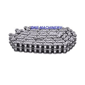 High-Performance Roller Chain Drive Chain - Carbon Steel, Natural and Black
