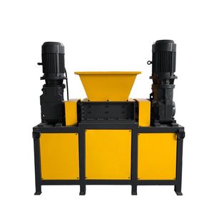 Scrap Metal Crusher Solid Waste Plastic Bottle Double Shaft Mini Shredder Metal Shredder Machine
