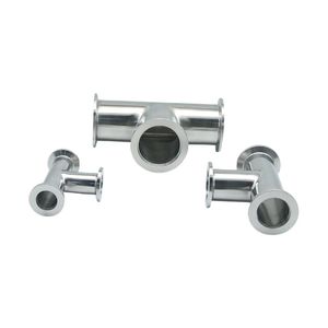 Double Ferrule Compression Tube Fitting Stainless Steel Tee-Junction