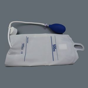 Medical Disposable Reusable Pressure Infusion Bag 500cc for Fluid Quick Infusion