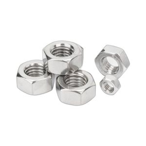 Custom Nut Hex Nut 1/4" Stainless Steel and Washer Bundle