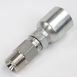 Bsp Jic Metric Thread Crimping Hydraulic Hose One Piece Fitting