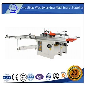 Woodworking Combination Machine with Planer and Thicknessor Sawbench Spindle Moulder / Drill Sander and Mortising Multi Functional Planer / 6 Functions Planer
