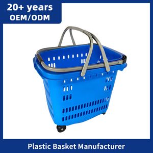 Factory Wholesale Super Market Shopping Foldable Shopping Bag Market Trolley for Grocery and Retail Store