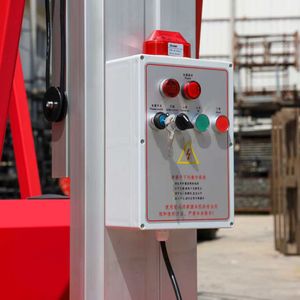 CE Certified Single Double Mast Aluminum Aerial Work Platform Manual Push Battery Power Elevating Lift