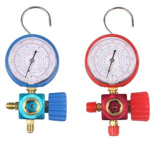 Aluminum R404A Refrigerant Single Manifold Pressure Gauge Dual Gauge with Electronic