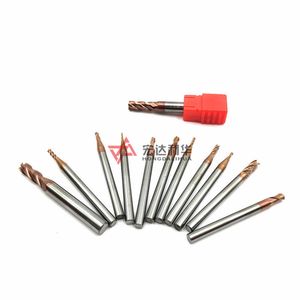 HRC 65 Tungsten Carbide End Mill with 4 Flutes