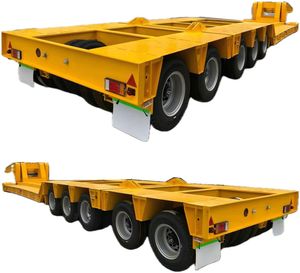 5 Line 10 Axles Truck Trailer Hydraulic Detachable Gooseneck 5 -10 Axle Lowbed 120t