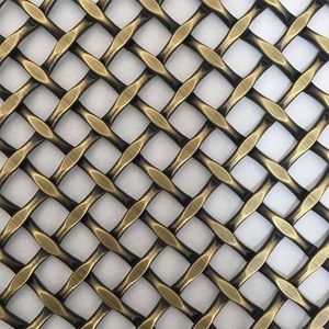 Durable Decorative Expanded Metal Mesh for Wall Cladding/Partition Panel Systems