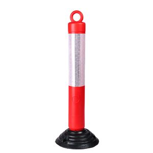 80cm Road Safety Barrier Warning Flexible Traffic PE Flexible Posts with Base