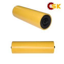 High Performance Self-Aligning Centering V Shape Centering Align Lagging Coated Steel Belt Idler Conveyor Roller