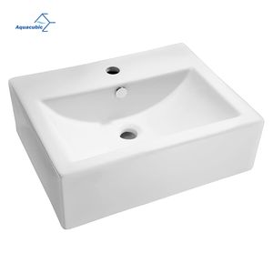 Aquacubic Popular Countertop Sink Above Counter Hand Washing Bathroom Wash Basin