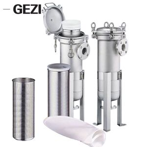 Factory Hot Sale Liquid Filter Ss 304/316/316L Bag Filter Housing Multi/Single Bag Filter Housing