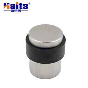 Round Floor Bumper Door Stopper with Rubber Bumper