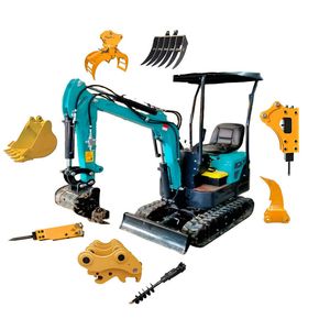 High Quality OEM Crawler Mini Excavator with Excavator Attachments