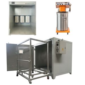 Ailin Electrostatic Powder Coating Set Equipment with Powder Curing Oven and Booth
