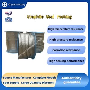 High Temperature Resistant Acid and Alkali Resistant High Pressure Graphite Packing Water Pump Valve Mechanical Seal Graphite Packing