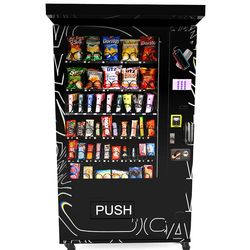Combo Beverage Snack Food and Cold Drink Vending Machine for School