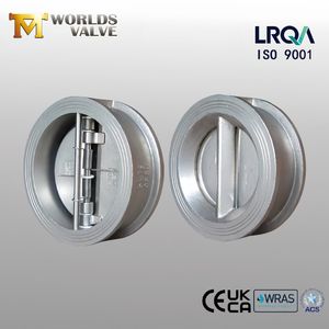 Stainless Steel Ss CF8 CF8m 1.4529 1.4469 1.4408 2205 2507 Wafer Type Butterfly Check Valve