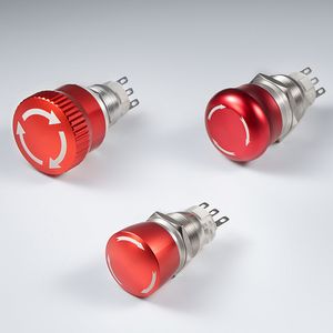 Emergency Stop Button 22mm Mounting Hole Size Push Button Switch Panel Installation