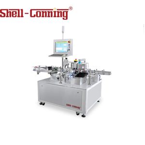 Intelligent Lipstick Bottom Sticker Label Machinery Self-Adhesive Automatic Labeling Machine