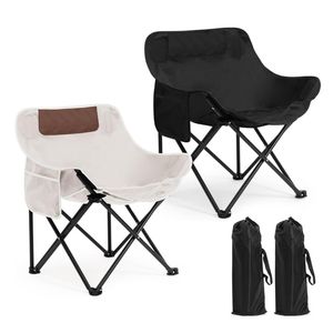 Wholesale Ultra-Light Durable Folding Moon Chair Modern Portable Outdoor Beach Camping Chair
