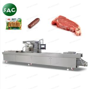 Customized Food Tray Stretch Film Thermoforming Meat Fish Pork Chicken Vacuum Sealer Packing Machine for Fruit and Vegetables