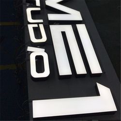 Waterproof LED Solid Acrylic Face Light Letter Sign Display