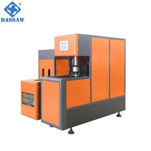 High Efficiency 2 Cavity Semi Automatic Pet Bottle Blowing Machine 1000-2000 Bph for 0.1-2L Water Bottles